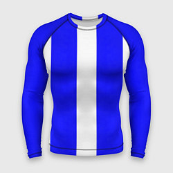 Мужской рашгард Color white blue line
