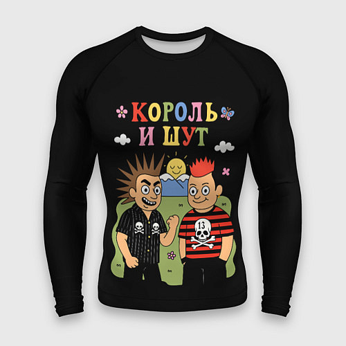 Мужской рашгард Король и Шут, мультяшный стиль / 3D-принт – фото 1