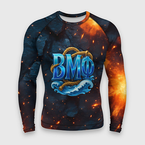 Мужской рашгард Военно морской флот с огнями / 3D-принт – фото 1