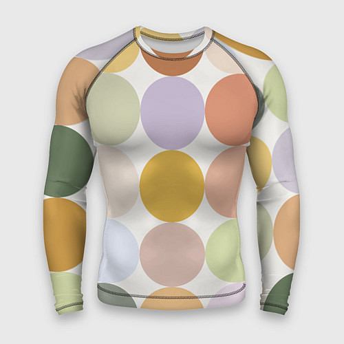 Мужской рашгард Цветочный горошек / 3D-принт – фото 1