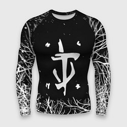 Рашгард мужской Doom белые деревья, цвет: 3D-принт