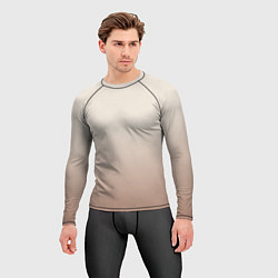 Рашгард мужской Градиент песочный, цвет: 3D-принт — фото 2