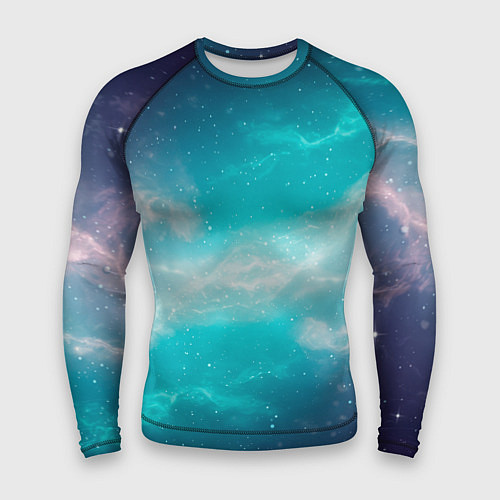 Мужской рашгард Галактическое сияние небес / 3D-принт – фото 1