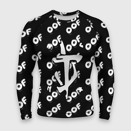 Мужской рашгард Doom off black / 3D-принт – фото 1