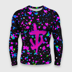 Рашгард мужской Doom цветные краски, цвет: 3D-принт