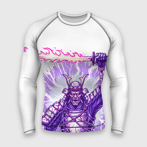 Мужской рашгард Нападение самурая / 3D-принт – фото 1