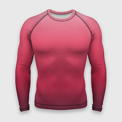Мужской рашгард Градиент гранатовый