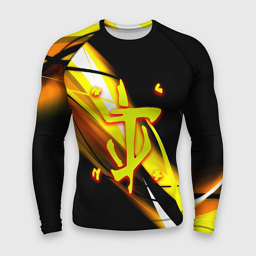 Мужской рашгард Doom геометрия из полос / 3D-принт – фото 1