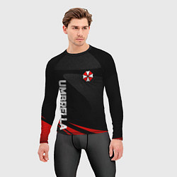 Рашгард мужской Umbrella - спорт, цвет: 3D-принт — фото 2