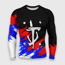 Рашгард мужской Doom триколор краски, цвет: 3D-принт