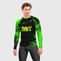 Рашгард мужской Dayz кислотное краски логотип, цвет: 3D-принт — фото 2