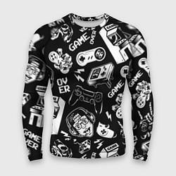 Рашгард мужской Retro gamer pattern, цвет: 3D-принт