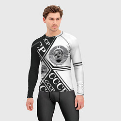 Рашгард мужской СССР, цвет: 3D-принт — фото 2