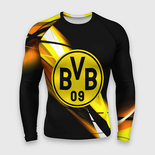 Мужской рашгард Borussia спортивная геометрия / 3D-принт – фото 1