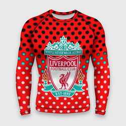 Рашгард мужской Liverpool точки текстура спорт, цвет: 3D-принт