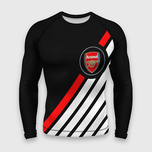 Мужской рашгард Арсенал геометрия полосы / 3D-принт – фото 1