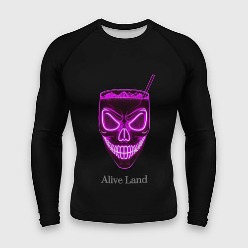 Мужской рашгард Alive land / 3D-принт – фото 1