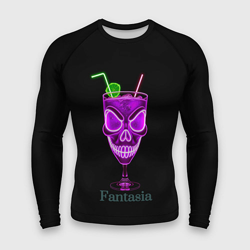 Мужской рашгард Fantasia pink / 3D-принт – фото 1