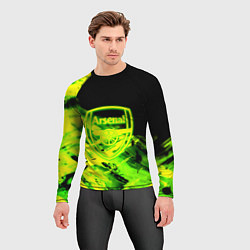 Рашгард мужской Арсенал кислотные краски, цвет: 3D-принт — фото 2