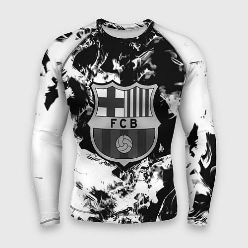 Мужской рашгард Juventus белый дым / 3D-принт – фото 1