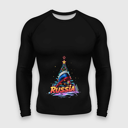 Мужской рашгард Ёлка компания / 3D-принт – фото 1