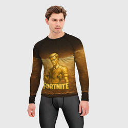Рашгард мужской Fortnite золотой Мидас, цвет: 3D-принт — фото 2