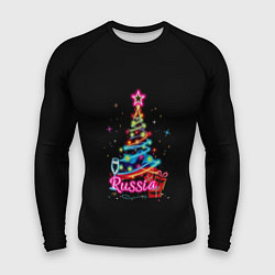 Рашгард мужской Christmas tree gifts, цвет: 3D-принт