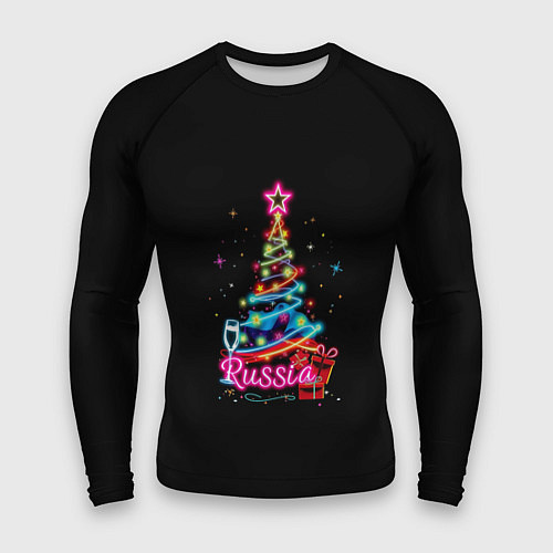 Мужской рашгард Christmas tree gifts / 3D-принт – фото 1