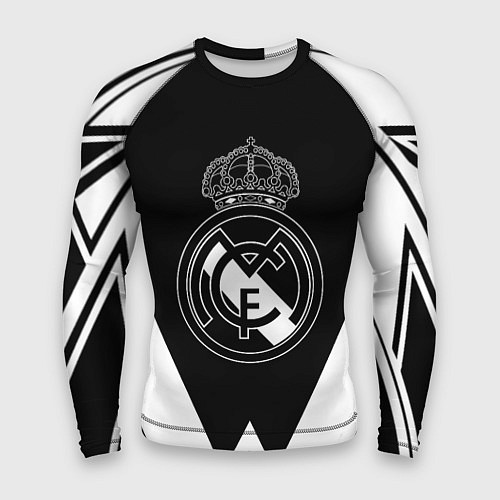 Мужской рашгард Real Madrid геометрия спорт / 3D-принт – фото 1