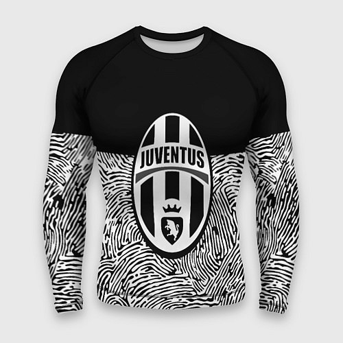 Мужской рашгард Juventus отпечатки текстура / 3D-принт – фото 1