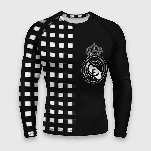 Мужской рашгард Real Madrid клетка / 3D-принт – фото 1