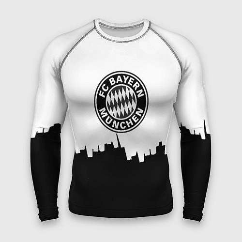 Мужской рашгард Bayern Mnchen пиксели / 3D-принт – фото 1