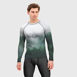 Рашгард мужской Twilight forest, цвет: 3D-принт — фото 2