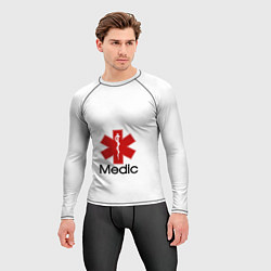 Рашгард мужской Медик, цвет: 3D-принт — фото 2