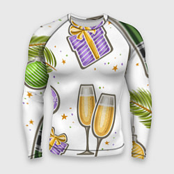 Мужской рашгард Новогодний вайб