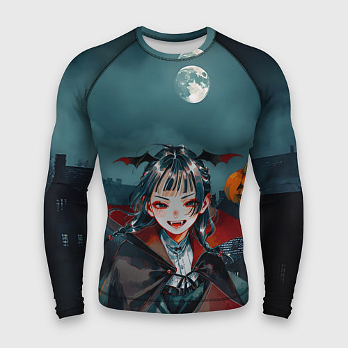 Мужской рашгард Вампирша МаоМао - Монолог Фармацевта аниме Хэллоуи / 3D-принт – фото 1