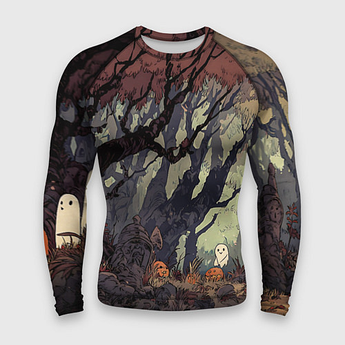 Мужской рашгард Призрачный лес / 3D-принт – фото 1