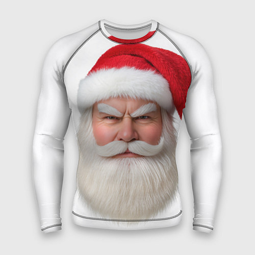 Мужской рашгард Лицо санты / 3D-принт – фото 1