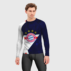 Рашгард мужской Бавария звезды геометрия, цвет: 3D-принт — фото 2