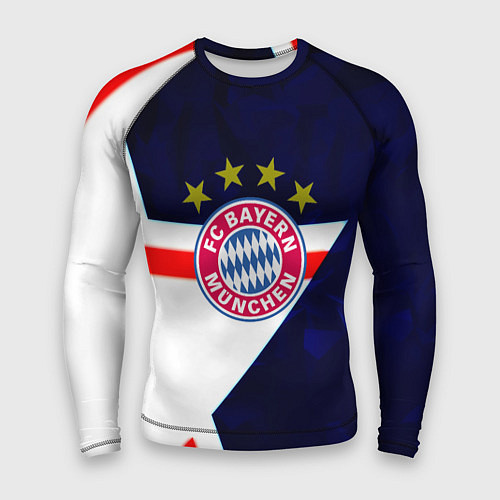 Мужской рашгард Бавария звезды геометрия / 3D-принт – фото 1