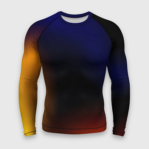 Мужской рашгард Color black red blue / 3D-принт – фото 1