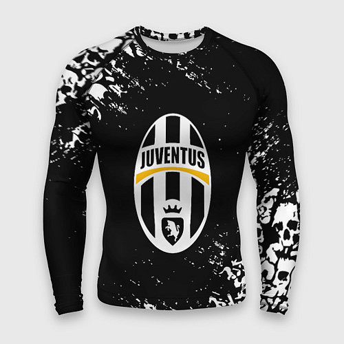 Мужской рашгард Ювентус черепа краски / 3D-принт – фото 1