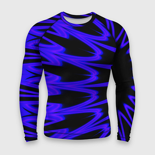 Мужской рашгард Color neon blue / 3D-принт – фото 1