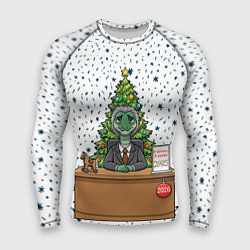 Мужской рашгард Я устал я ухожу - новогодний мем 2026