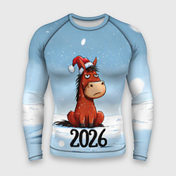 Мужской рашгард Сердитая лошадка 2026