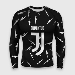 Мужской рашгард Ювентус армейский стиль