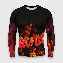 Мужской рашгард AC/DC Flame