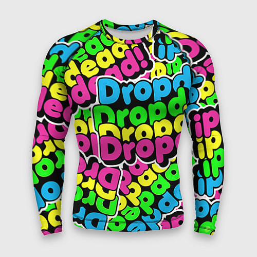 Мужской рашгард Drop Dead: Acid Pattern / 3D-принт – фото 1