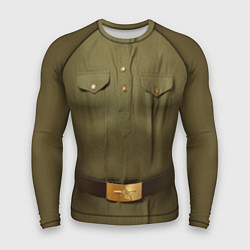 Рашгард мужской Униформа солдата, цвет: 3D-принт
