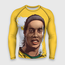 Рашгард мужской Ronaldinho Art, цвет: 3D-принт